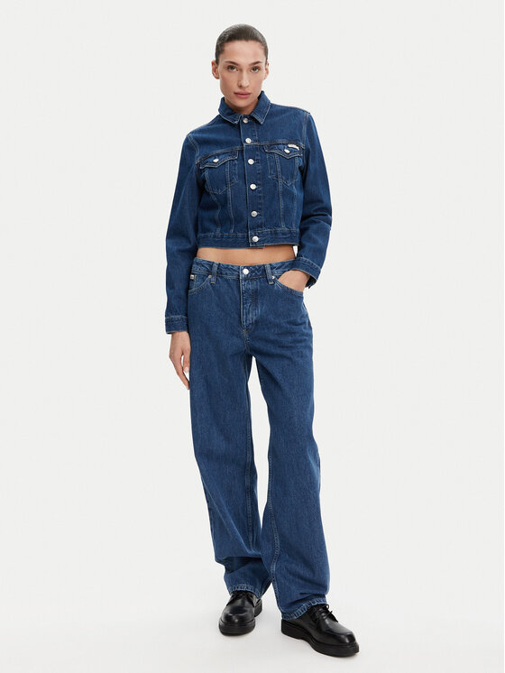 Calvin Klein Jeans Calvin Klein Jeans Džinsa jaka 90's J20J225183 Zils Regular Fit