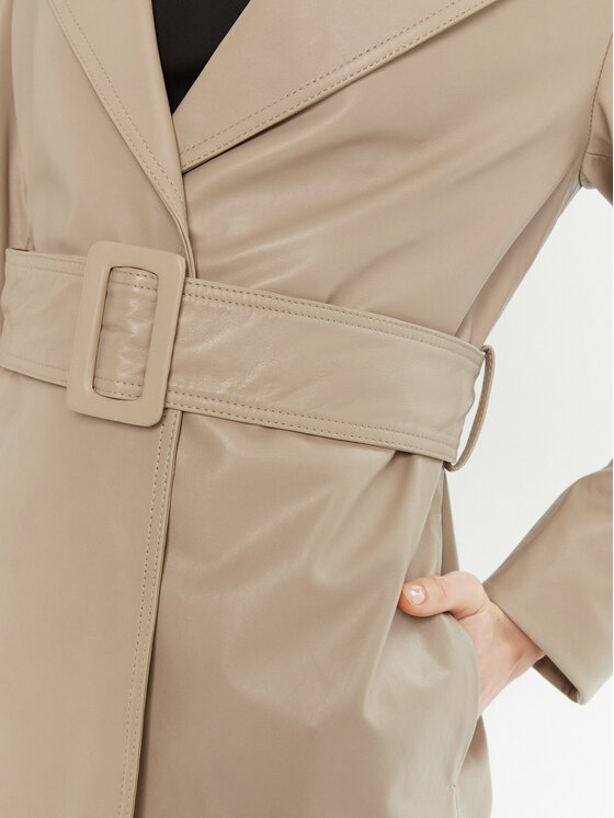 Marella Marella Tenchcoat Baltico 2513441031 Beige Regular Fit