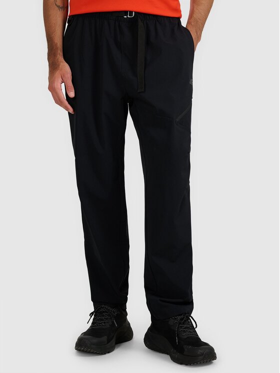 4F 4F Παντελόνι υφασμάτινο 4FWAW25TTROM1192-20S Μαύρο Regular Fit
