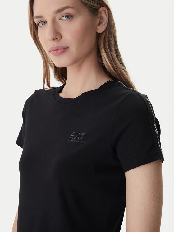 EA7 Emporio Armani EA7 Emporio Armani Póló 7W001490 AF10373 Fekete Slim Fit