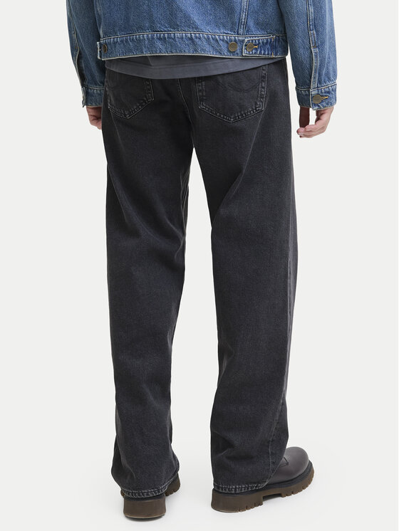 Jack & Jones Jack&Jones Džinsi Alex 12252762 Melns Baggy Fit