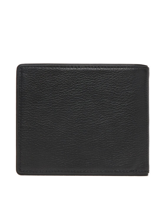 Tommy Hilfiger Tommy Hilfiger Голям мъжки портфейл Th Corp Cc & Coin AM0AM13740 Черен