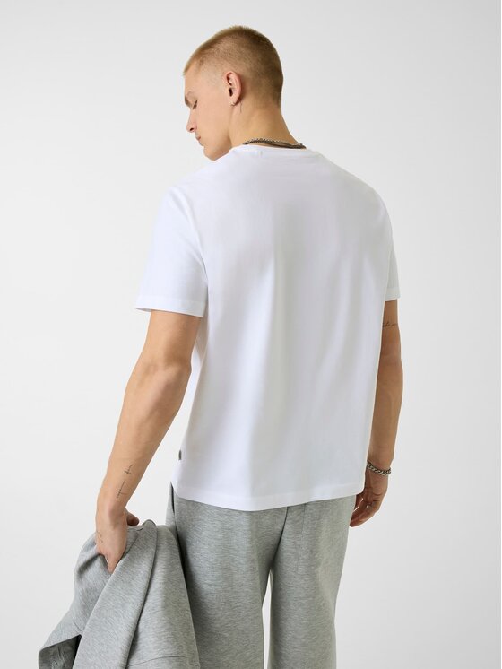 Guess Jeans Guess Jeans T-Shirt 183094 Bílá Classic Fit
