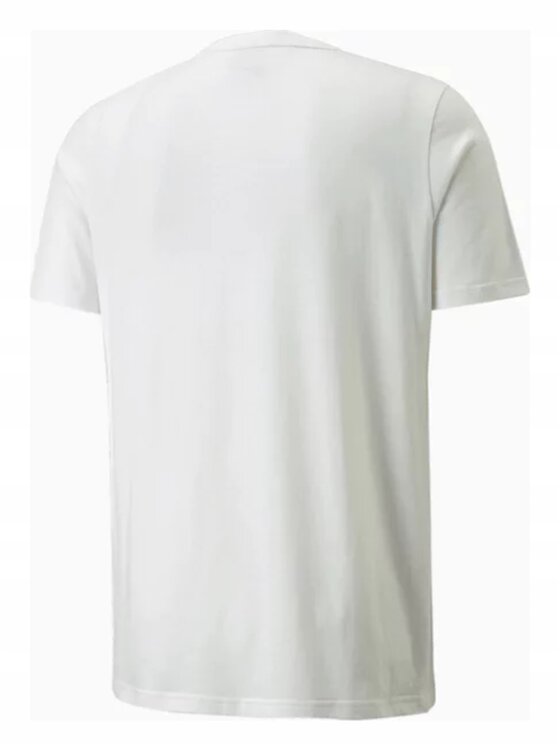 Puma Puma Тишърт Ess Tape 684674 Бял Regular Fit