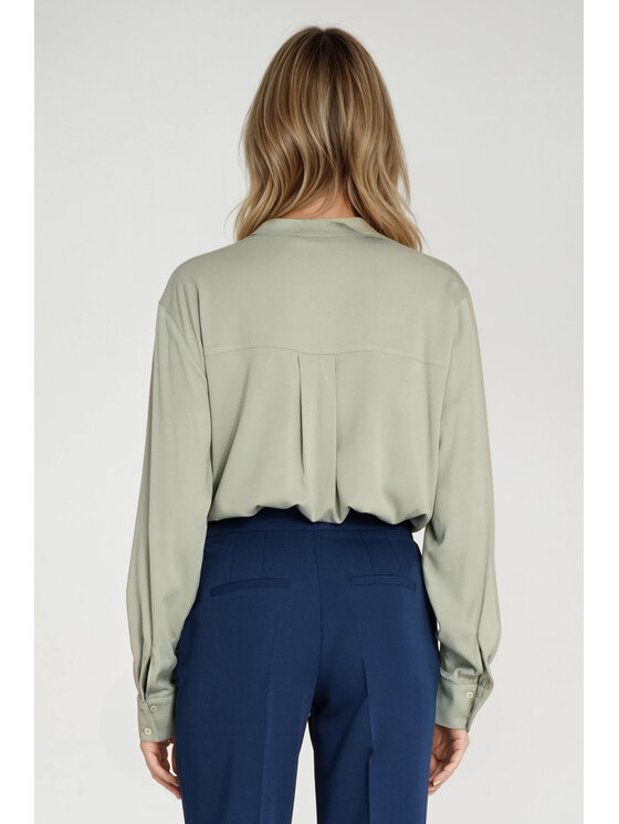 NIFE NIFE Halenka B194 Zelená Oversize