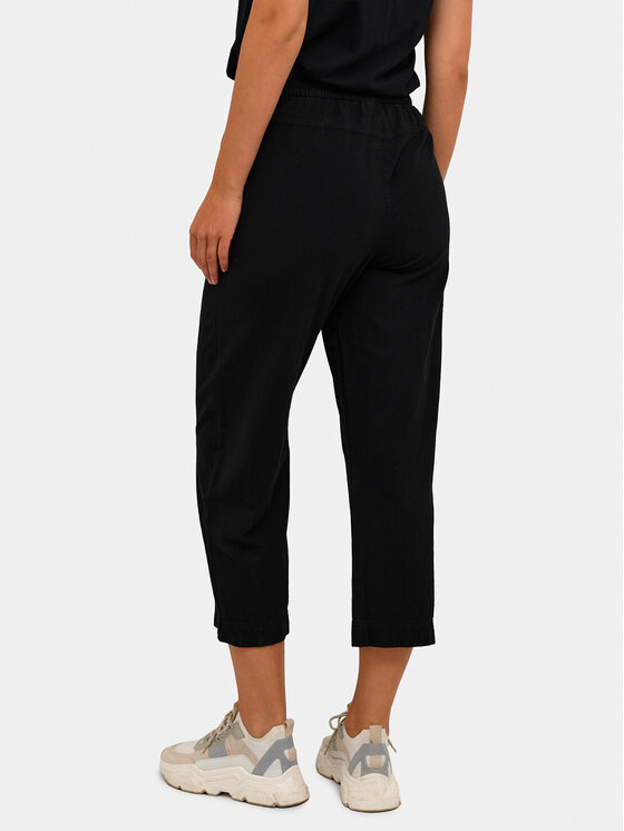 Kaffe Kaffe Kalhoty culottes Naya 10507418 Černá Relaxed Fit