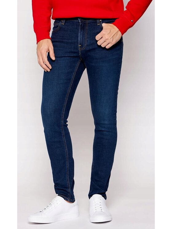 Lee Lee Jeansy Malone Niebieski Skinny Fit