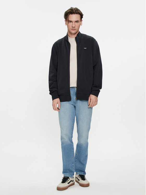 Wrangler Wrangler Суитшърт 112350548 Черен Regular Fit