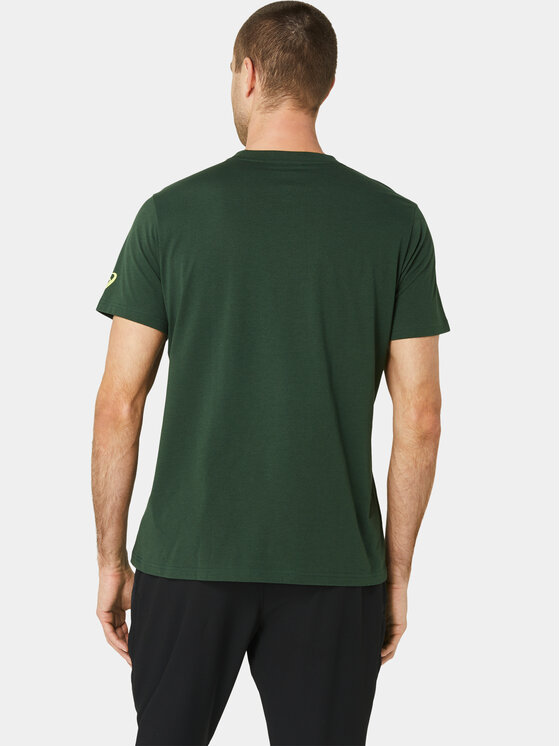 Asics t shirt junior verte best sale