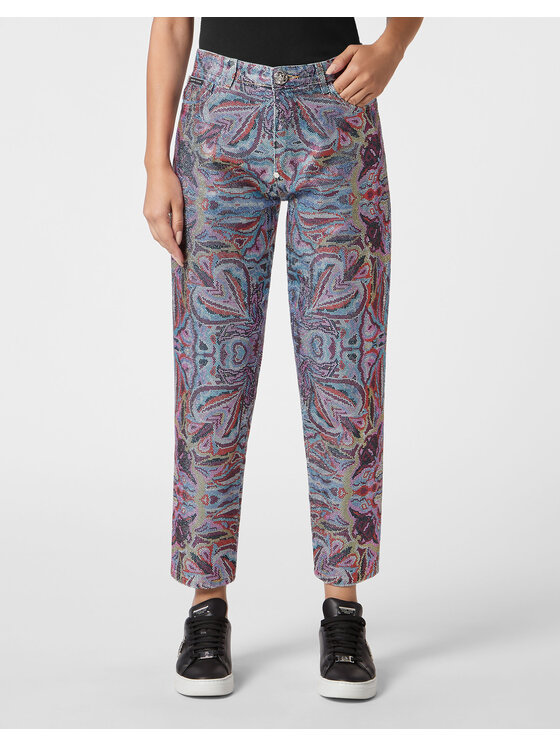 PHILIPP PLEIN PHILIPP PLEIN Jeansy 15665 Bílá
