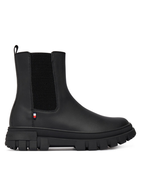 Tommy Hilfiger Tommy Hilfiger Боти T3X5-35295-1355 S Черен