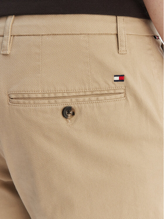 Tommy Hilfiger Tommy Hilfiger Chino nohavice Denton MW0MW41923 Béžová Regular Fit