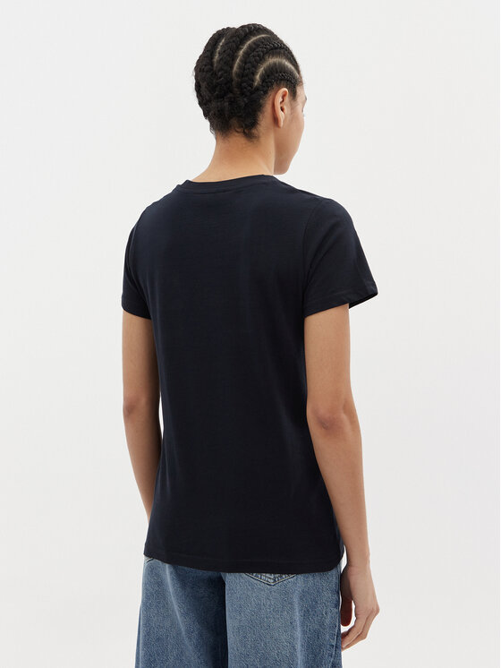 Lee Lee Póló Small Logo 112350198 Fekete Regular Fit