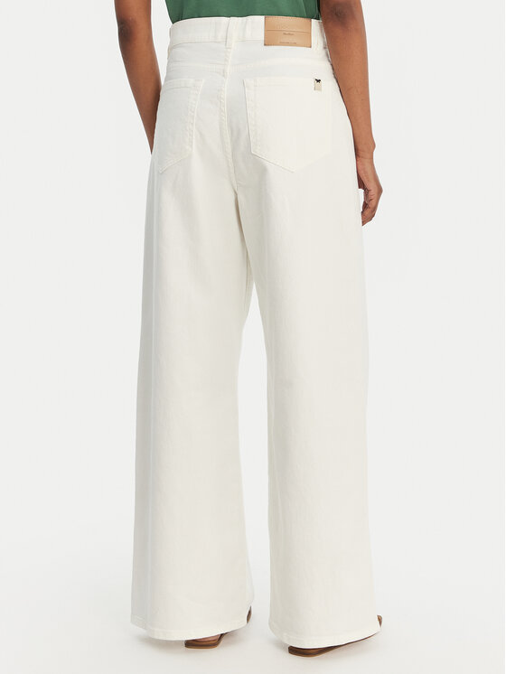 Weekend Max Mara Weekend Max Mara Farmer Medina 2615131051 Fehér Wide Leg