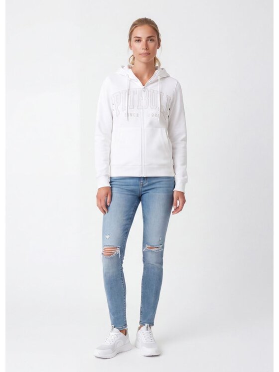 PITBULL PITBULL Bluza NORTON Biały Regular Fit