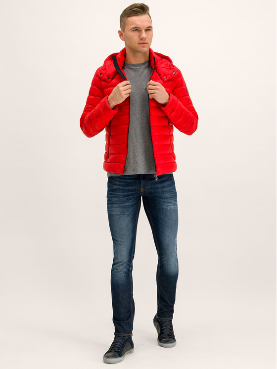 Giubbotto piumino 8H402 19WU01 Rosso Regular Fit
