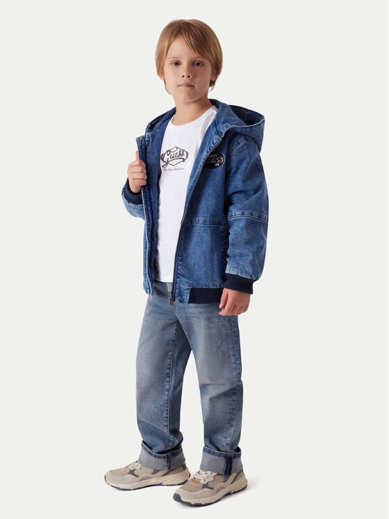 Guess Guess Jeansy L6RA08 D7060 Niebieski Relaxed Fit