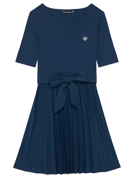Guess Guess Každodenní šaty J5YK23 RC1S0 Tmavomodrá Classic Fit