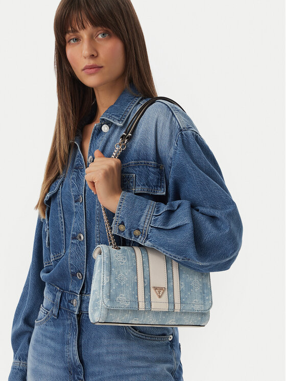 Guess Guess Τσάντα Noelle II HWDL96 72210 Ανοιχτό μπλε