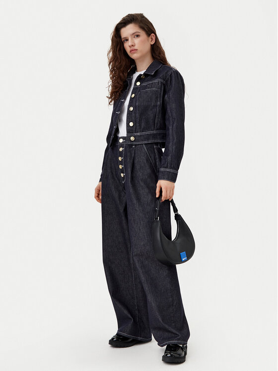 KARL LAGERFELD KARL LAGERFELD Jeansy A1W10133 Tmavomodrá Loose Fit