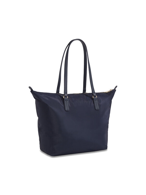 Tommy Hilfiger Tommy Hilfiger Τσάντα Poppy Th Tote AW0AW15639 Σκούρο μπλε