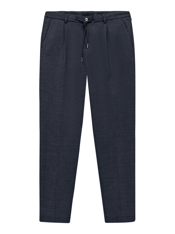 Bugatti Bugatti Chino kalhoty 1950-16210E Tmavomodrá Slim Fit