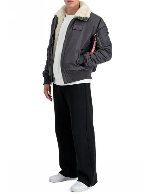 Alpha Industries Alpha Industries Bundy bomber AI.198122-684-XXL Sivá Vintage Fit