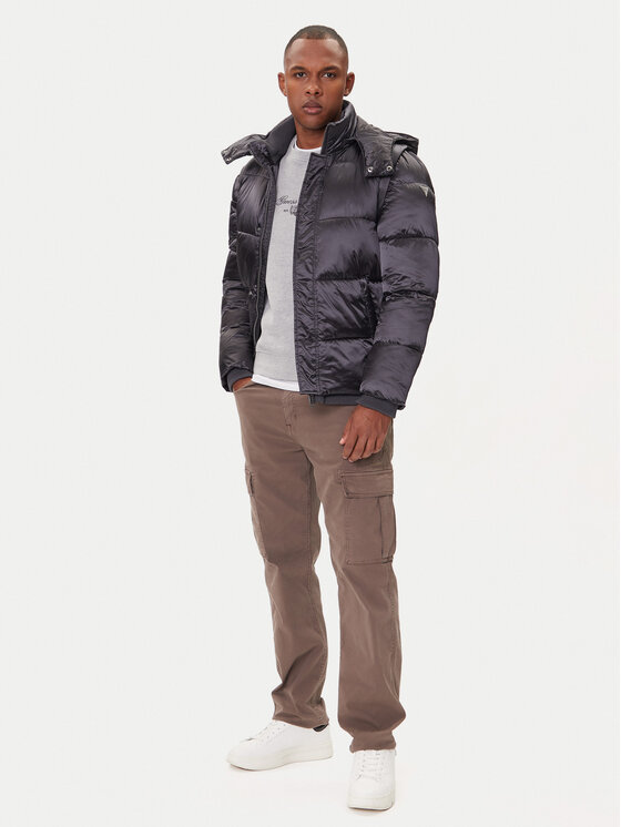 Guess Guess Zimné bundy M5BL2L WGZF2 Sivá Regular Fit