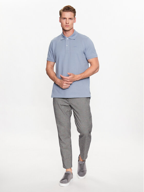 Geox Geox Polokošile Piquet M3510B-T2649 F4508 Bílá Regular Fit