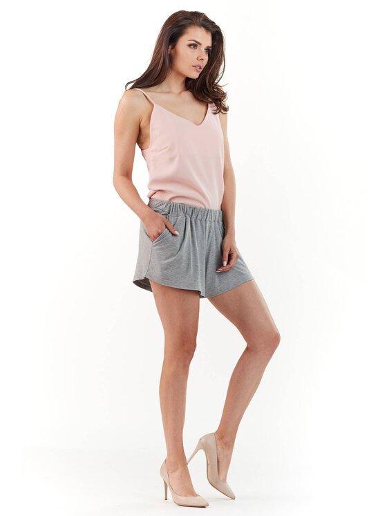 Infinite You Infinite You Szorty M170 Szary Basic Fit