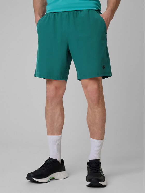 4F 4F Szorty sportowe MULTI ACTIVE Zielony Regular Fit