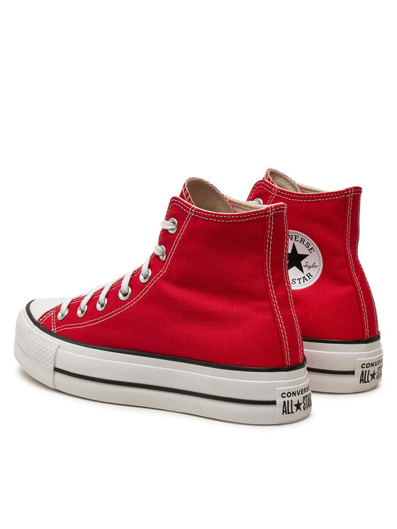 Converse Converse Scarpe da ginnastica Chuck Taylor All Star Lift Platform HI A09220C Rosso