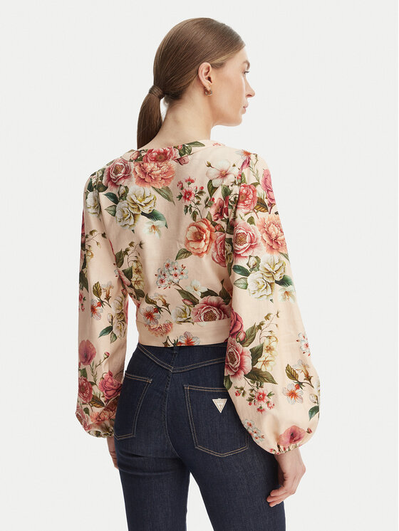 Guess Guess Särkpluus W6GHA4 W2565 Oranž Regular Fit