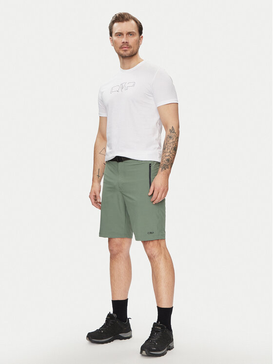 CMP CMP Sportske kratke hlače 3T51847 Zelena Regular Fit