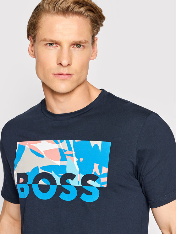 T-shirt Thinking 3 50469663 Blu scuro Regular Fit
