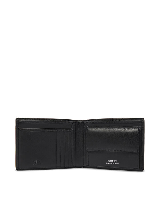 Guess Guess Große Herren Geldbörse SMBOMG LEA20 Schwarz