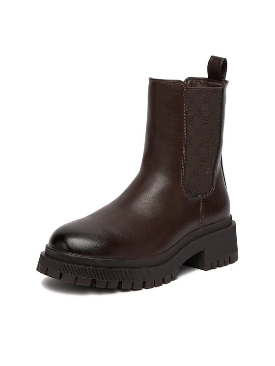 Nine West Nine West Kotníková obuv s elastickým prvkem CEO-BASIMA-01 Hnědá