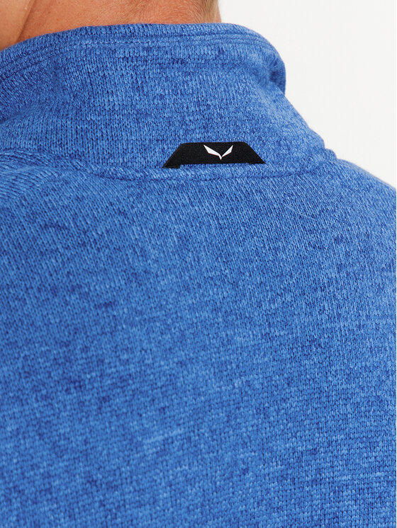 Giacca In Pile SALEWA Rocca 2 Uomo - Midlayer Leggero, Con Zip E 2 Tasche - Foto 9