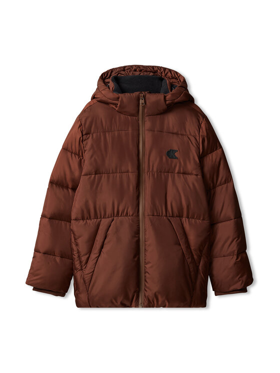 Calvin Klein Calvin Klein Zimné bundy LVCKTJM16B Hnedá Regular Fit