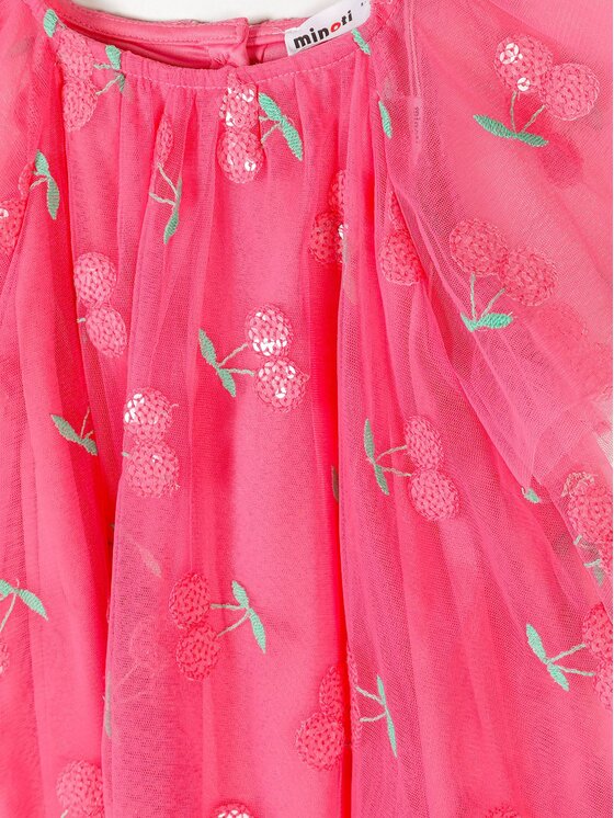 minoti minoti Sukienka elegancka 30DRESS116 Różowy Regular Fit