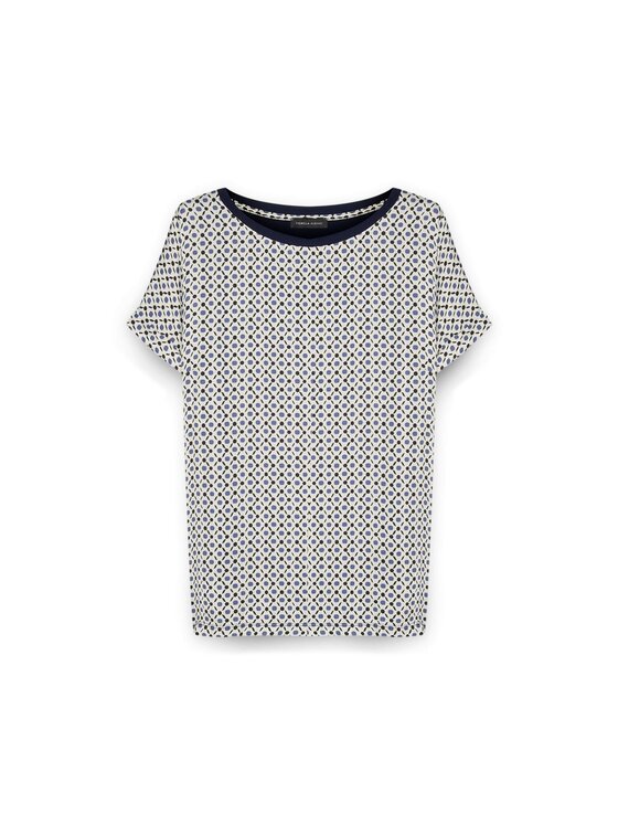 Fiorella Rubino Fiorella Rubino T-Shirt G009L008628N0S1 Niebieski Regular Fit