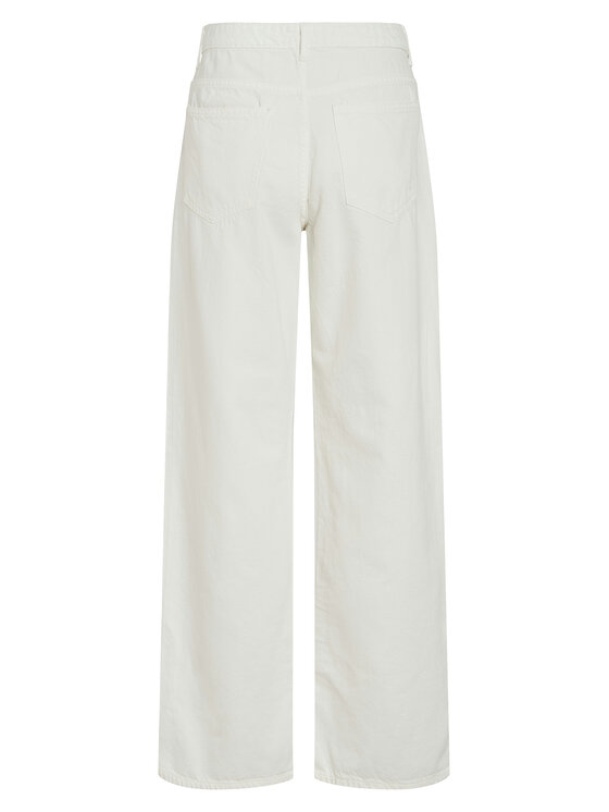 Vila Vila Τζιν Palma 14105535 Λευκό Wide Leg