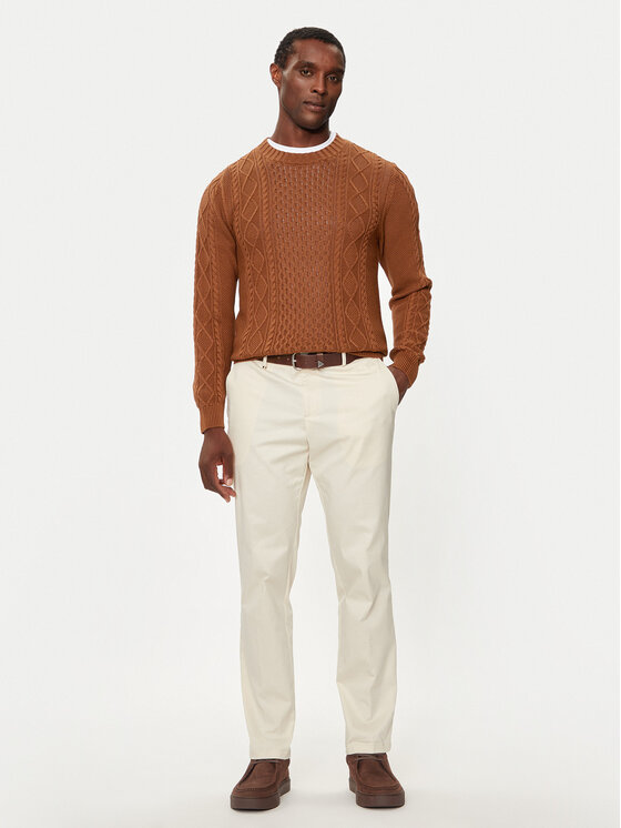 Matinique Matinique Maglione Triton 30207487 Marrone Regular Fit
