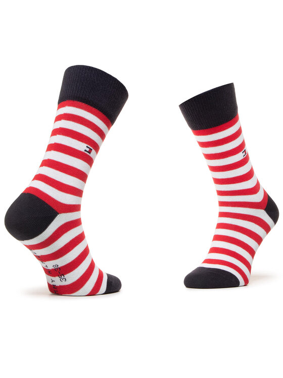 Tommy Hilfiger Tommy Hilfiger Sada 2 párů vysokých ponožek unisex 100000816 Barevná