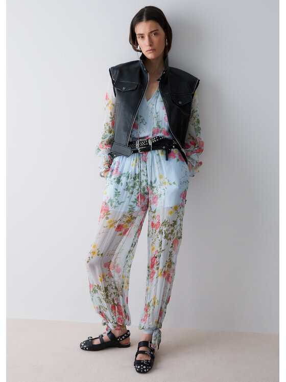 Liu Jo Liu Jo Pantaloni di tessuto WA6342T3473P9422 Blu Regular Fit