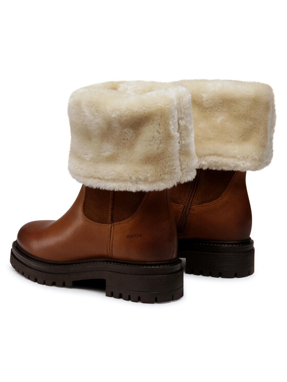 Geox Geox Členková obuv D Iridea M D04HRM 02246 C6001 Hnedá