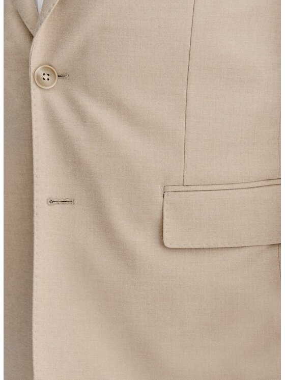 Pako Lorente Pako Lorente Marynarka P25WF-3X-028 Beżowy Slim Fit