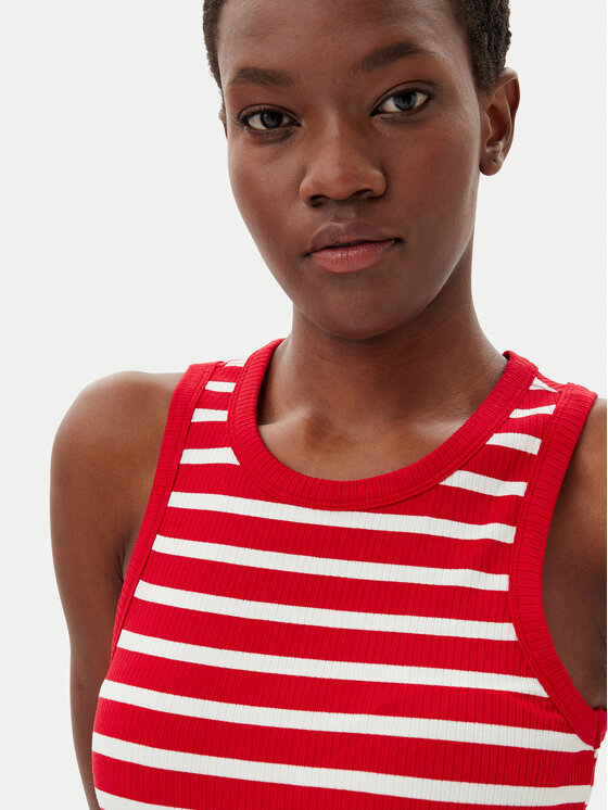 Tommy Hilfiger Tommy Hilfiger Vasarinė suknelė WW0WW38838 Raudona Slim Fit