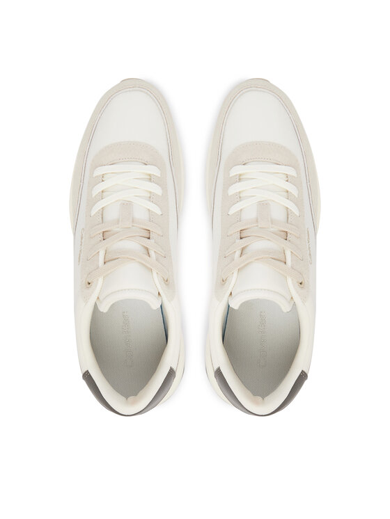 Calvin Klein Calvin Klein Sneakersy City Runner Laceup Ny Mix HM0HM02144 Beżowy