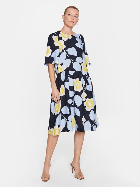 Seidensticker Seidensticker Igapäevane kleit 60.135042 Tumesinine Regular Fit